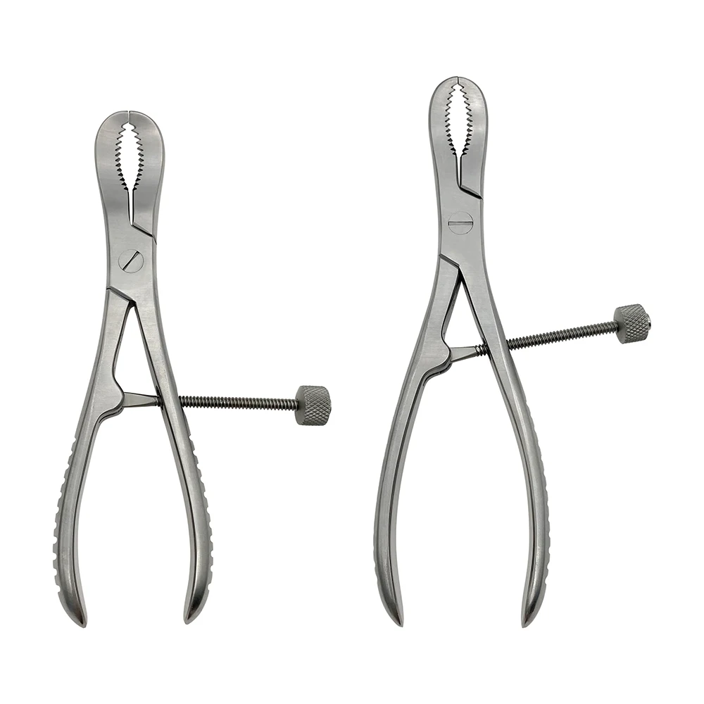 

QSWTITAN Toothed Phalanges Reduction Forceps Autoclavable Bone Holding Forceps Orthopedics Instruments Pet