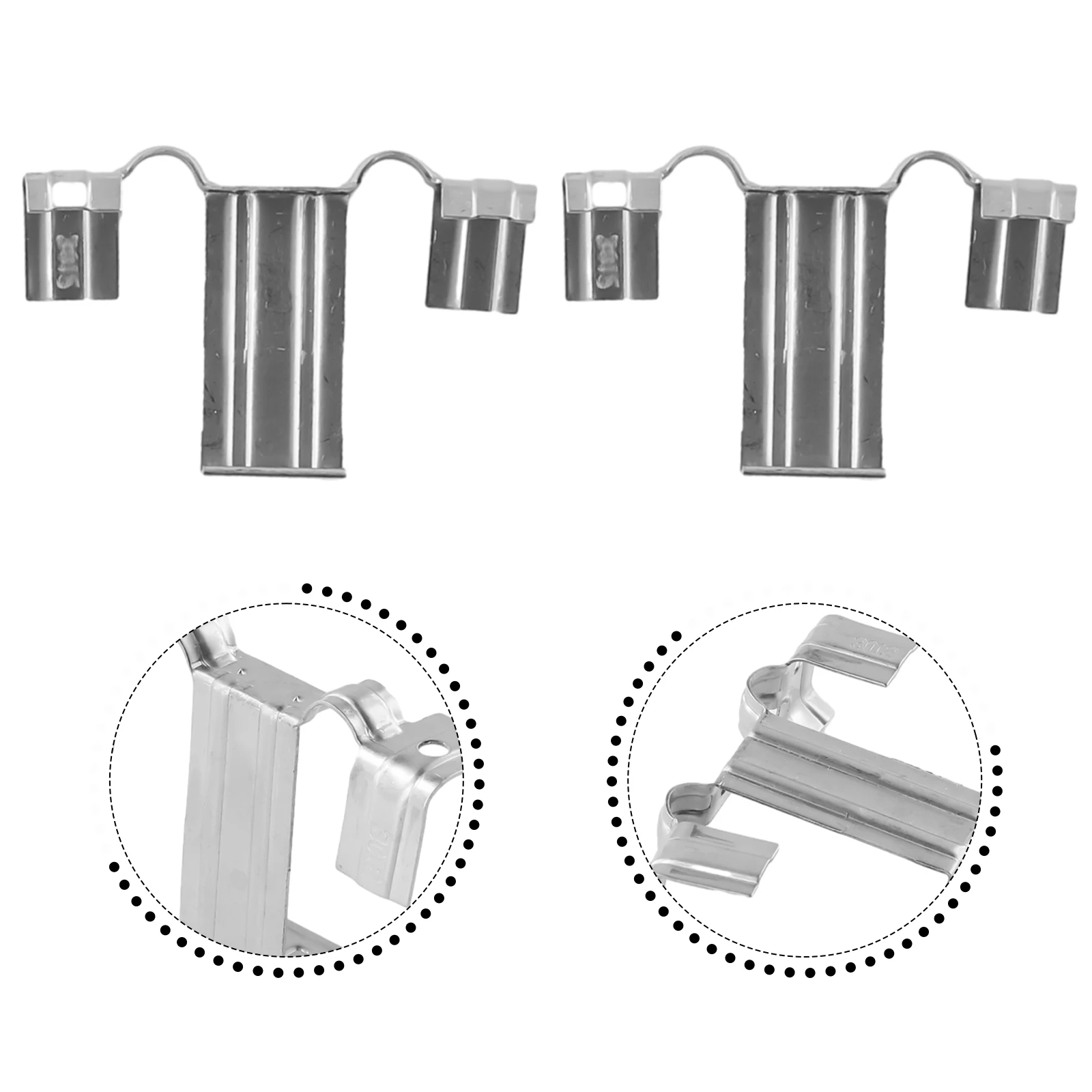 Improve Solar Panel Performance 10Pcs Water Drain & Redirection Clips| Stainless Steel| Suitable for 30mm 35mm 40mm Frames