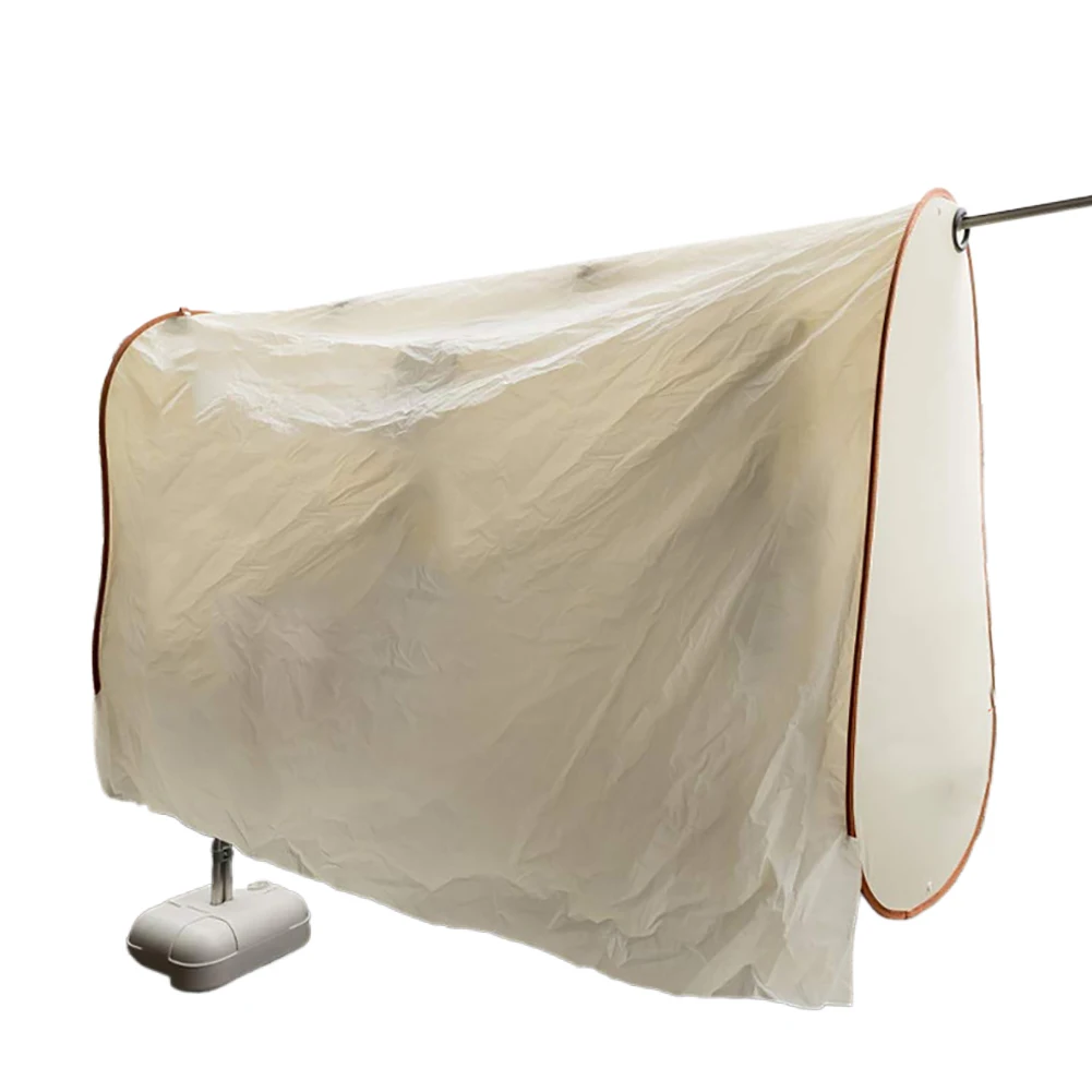 Outdoor Garment Rack Dust Cover Garment Coat Hanger Protector Dustproof Waterproof Clothing Storage Cover For Dresses Suit Coats