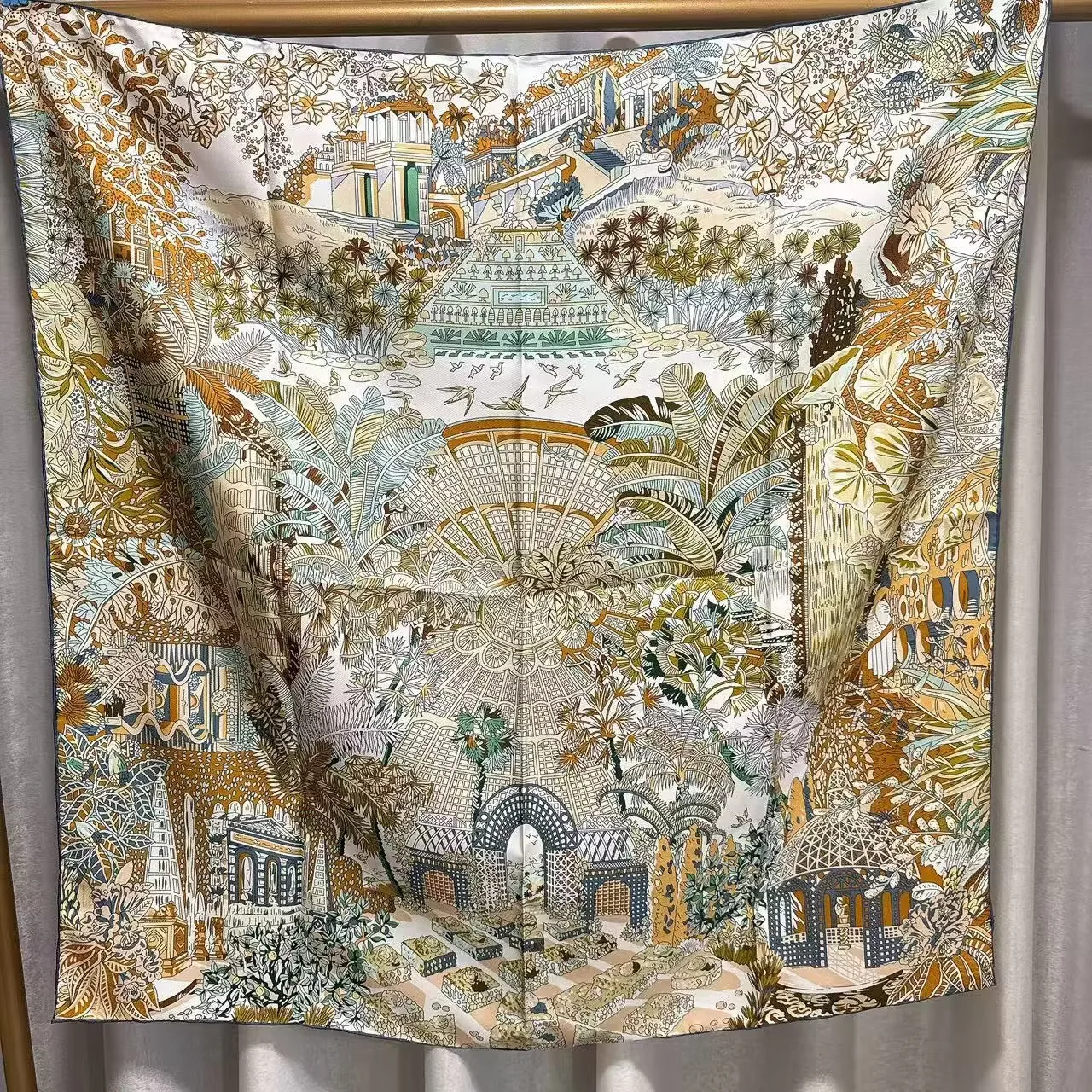 

14mm Silk Scarf 90CM Hand Rolled Edges Shawls Twill Head Scarves Christmas Lover Mother Gift Lady Accessories