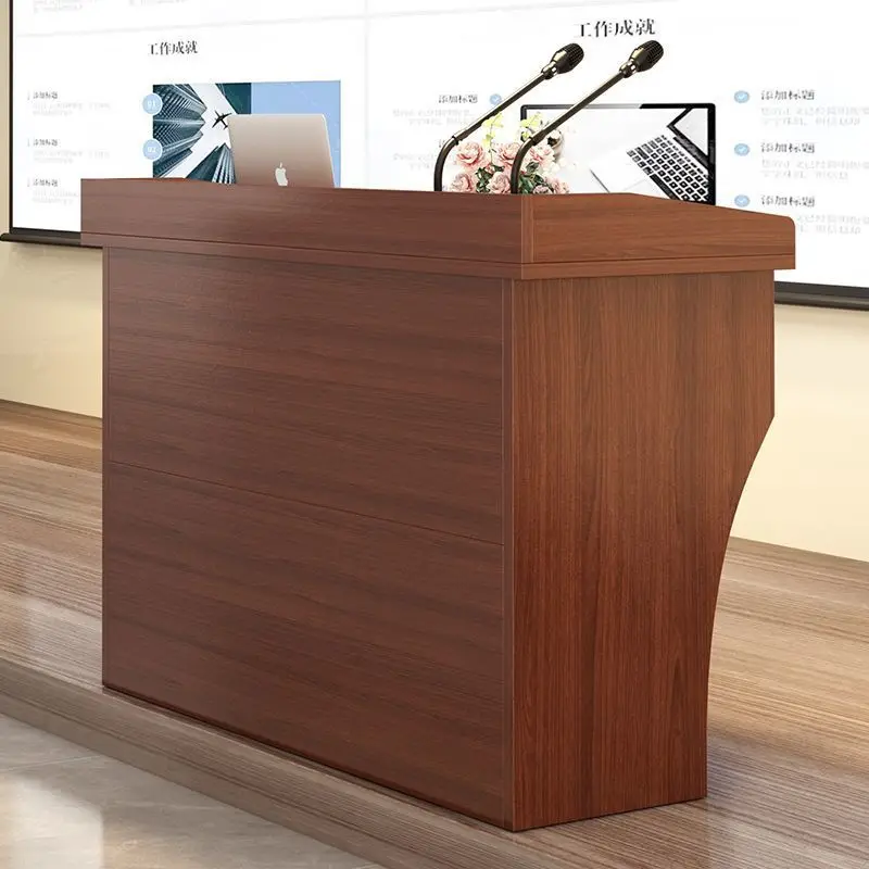 Platform Podium, Teacher's Desk, Simple Modern Conference Room, Rostrum, Welcome Desk, School Classroom Podium