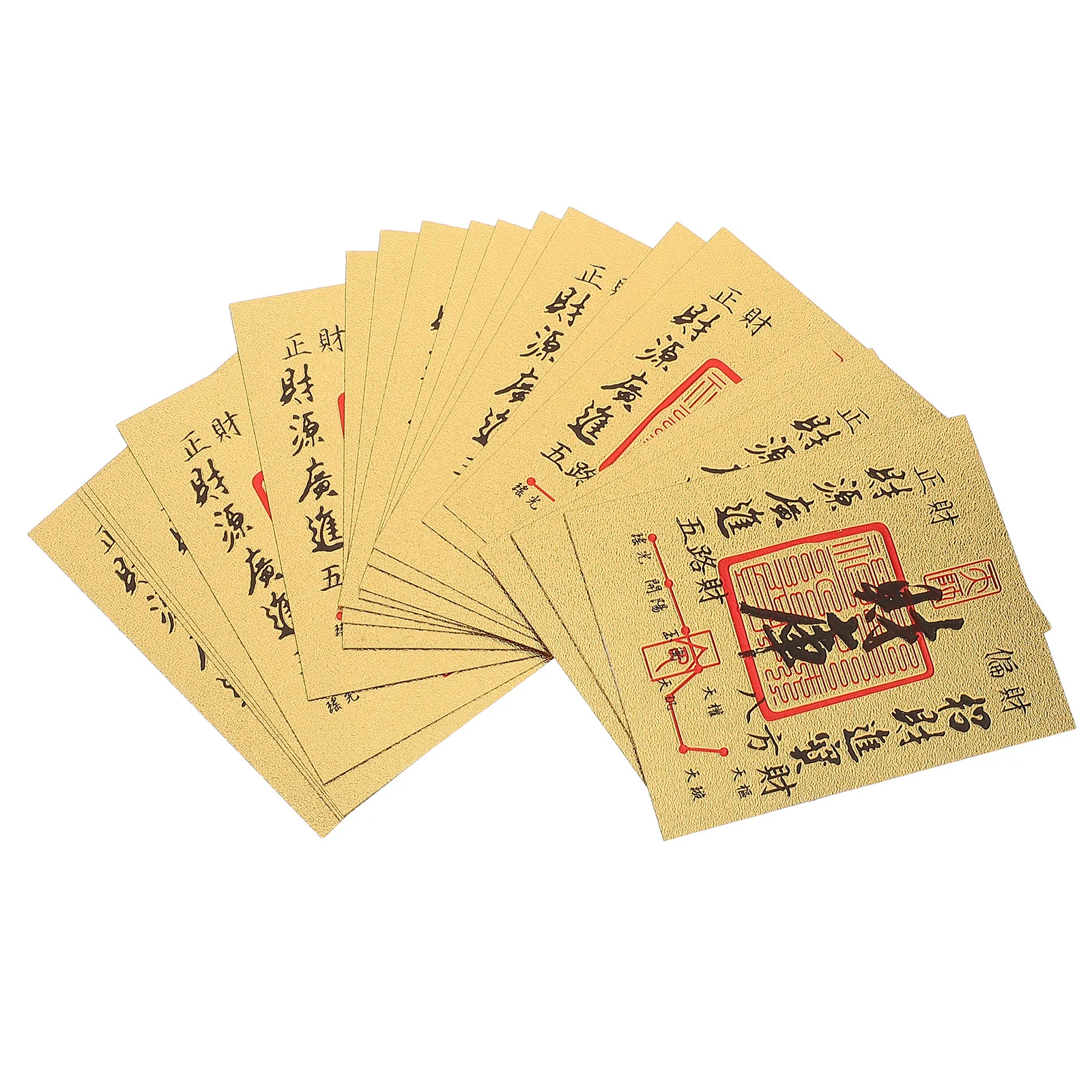 

20Pcs Tai Sui Lucky Charm Amulets Traditional Feng Shui Cards Home Office Car Decor Prosperity Money Protection