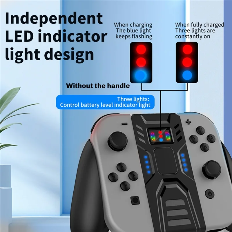 

【Lowest-Price!】Gaming Grip Handle Controller Bracket For Nintendo Switch Joy-Con Display Handler Gaming Grip Bracket Holder B