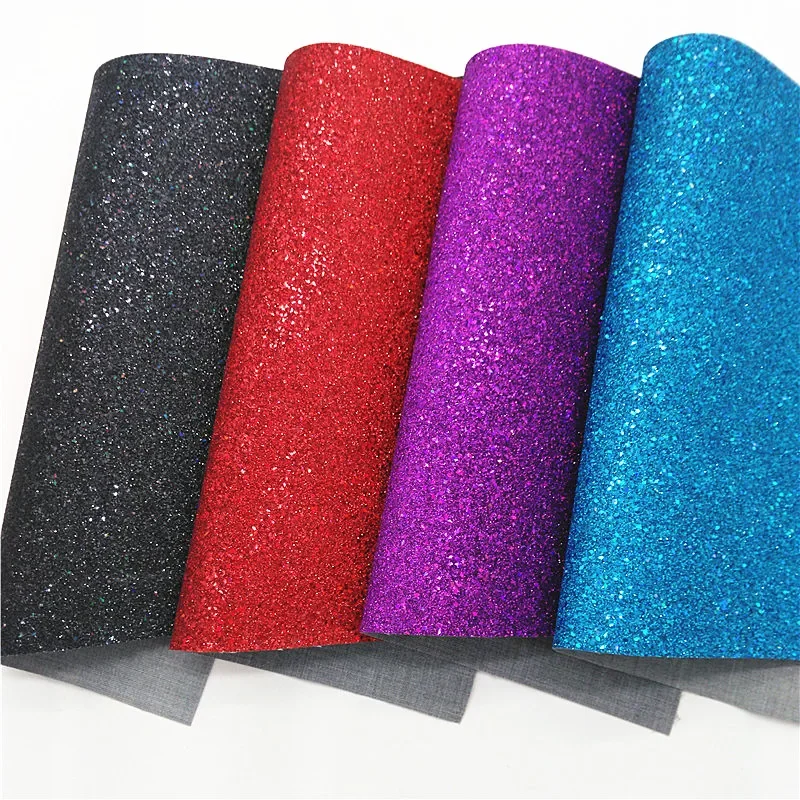 Iridescent Shimmer Glitter Faux Leather Blingbling Leather Sheets For handmade Bows Earrings Bags DIY Craft 21x29CM Q1511