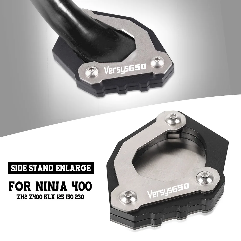 

For Kawasaki Ninja 400 ZH2 Z400 KLX125 KLX150 KLX230 KLX250 KLX230R KLX230SM CNC Kickstand Motorcycle Foot Side Stand Extension