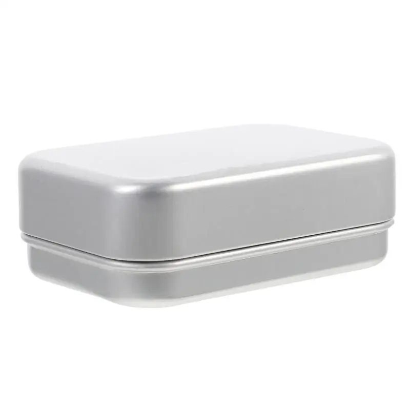 Aluminum Soap Storage Box Travel Soap Case Bathroom Soap Plate Shower Soap Container With Drain Cover