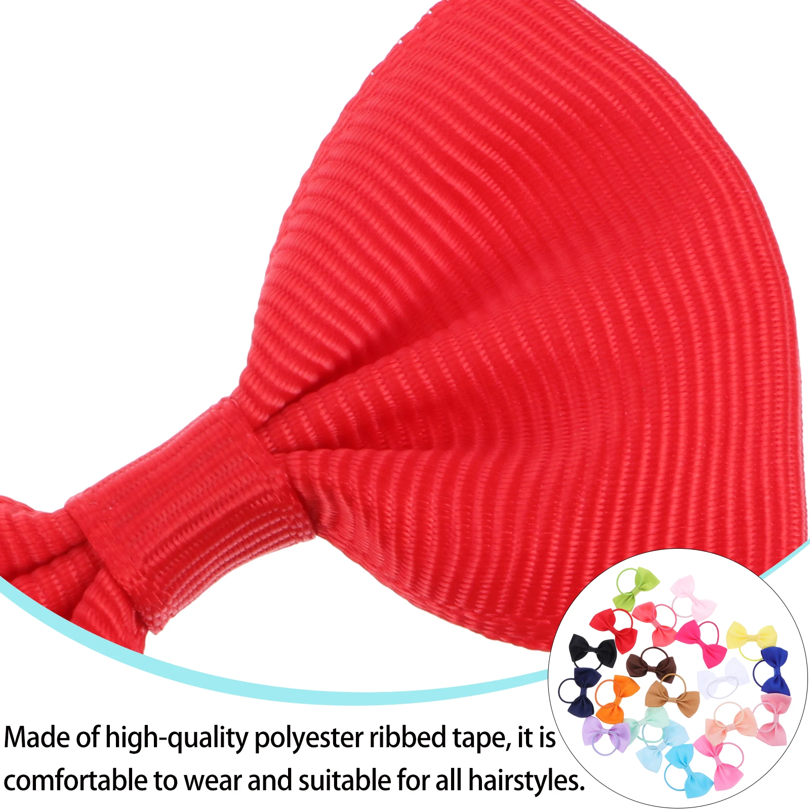 

20 Pcs Bow Tie Hair Accessories for Children Bowknot Ties Hairbands Hairpin Toddlers Kids Fabric Girls Ropes