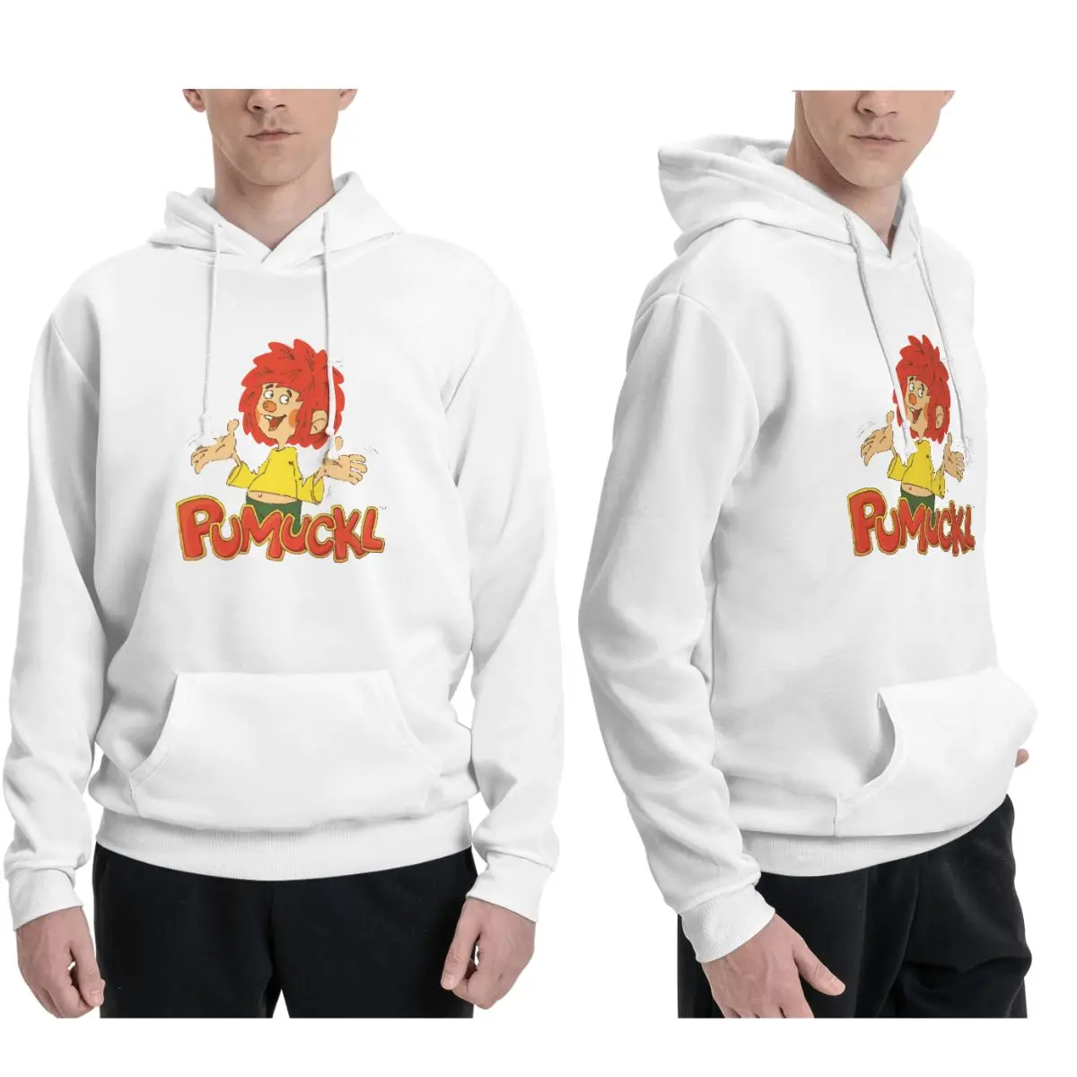 

Толстовки Pumuckl для мужчин и женщин, повседневный пуловер, толстовка в стиле Харадзюку с длинным рукавом и капюшоном, осень-зима