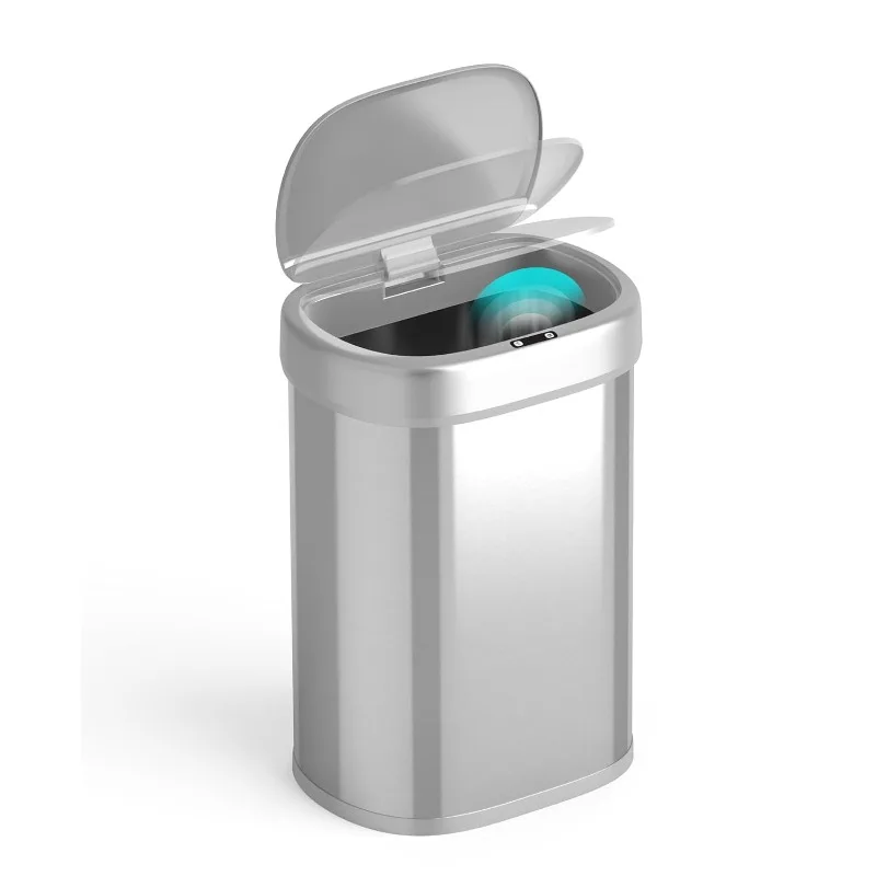 

21 Gallons Automatic Touchless Kitchen Trash Can with Lid, Motion Sensor Trash Can for Kitchen, Living Room, Office, 8
