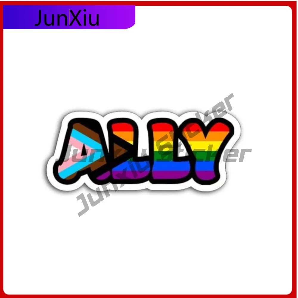 

Progressive Pride Ally Decal Cover Scratches Sticker Lgbtq Support Anti Scratch Exterior Decal Accessories Laptop Stickers Camp