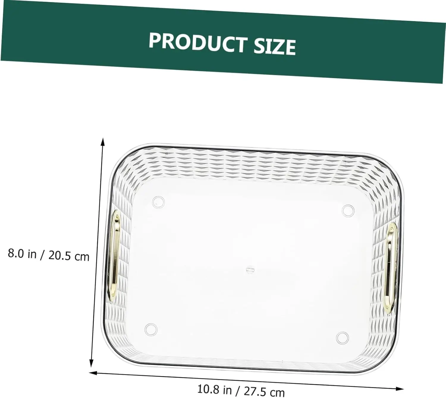 Box  Basket with Lid Decorative Baskets Clear Container with Lid Vanity Organizer Sundries  Bin Plastic Food Containers Sundries