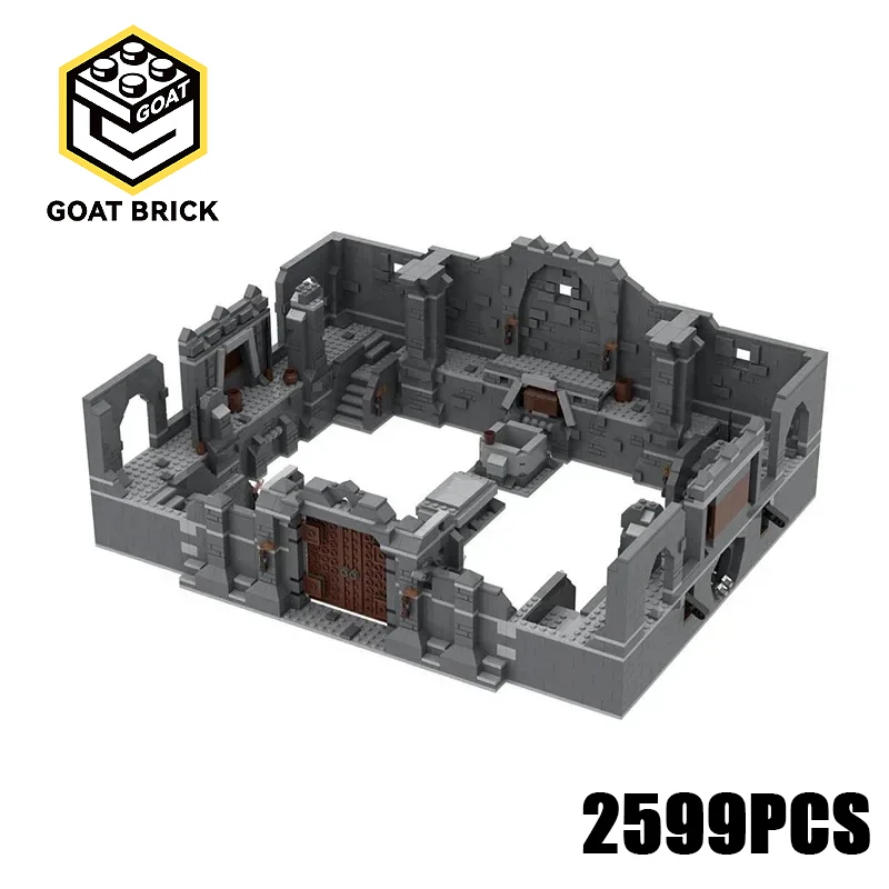 

Magical Rings Moc Building Blocks Movie Scene Tomb War Model Technology Bricks DIY Assembly Street View Toys Gifts