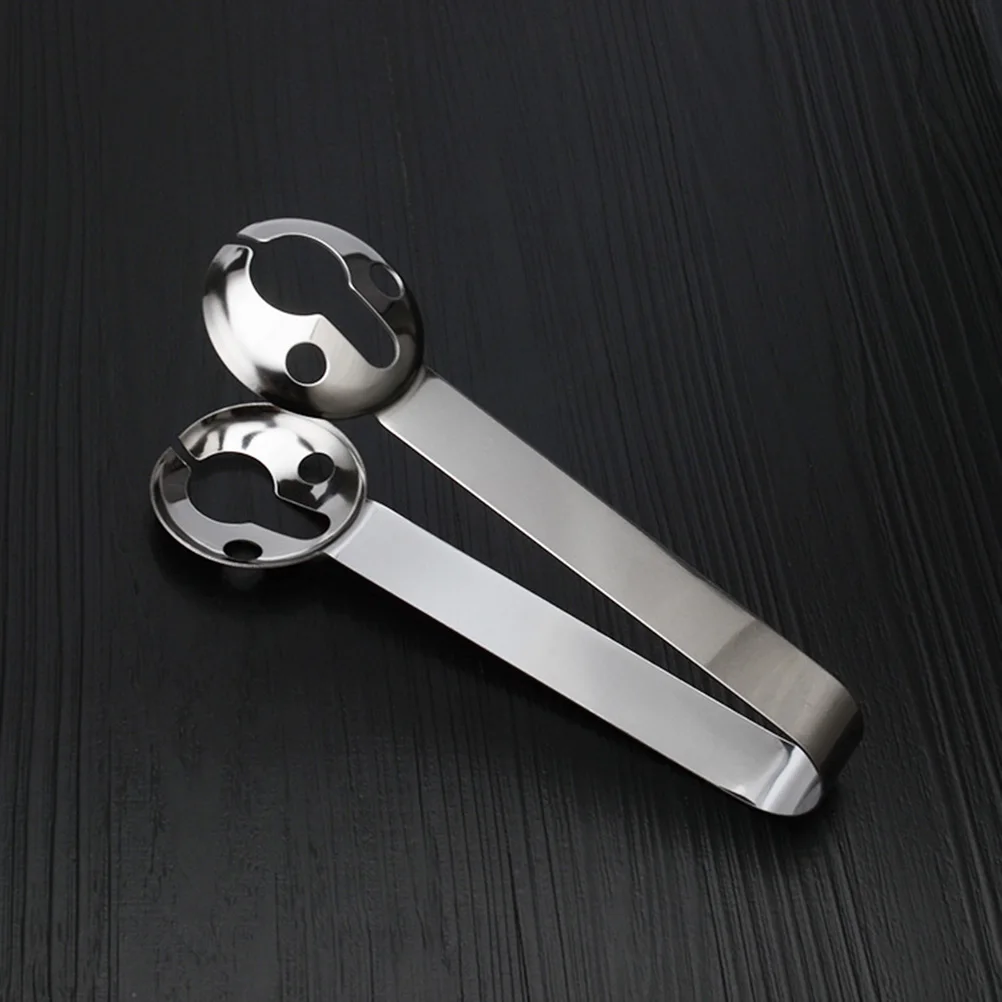 

Tea Bag Clip Strainer Heat Resistant Stainless Steel Tongs Holder Spoon Fruit Squeezer Tools