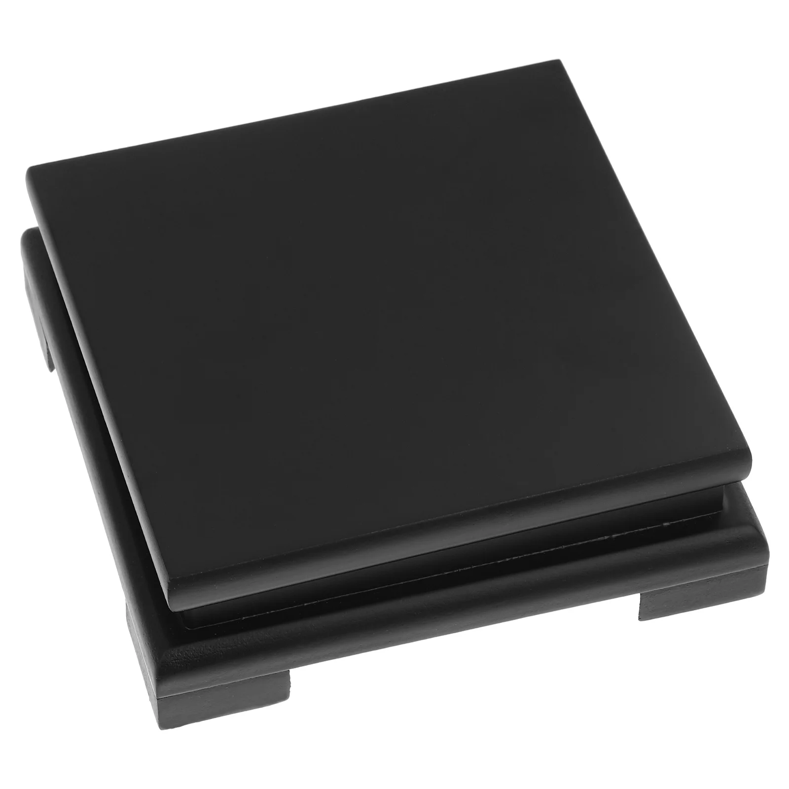 

1Pcs Solid Wood Display Base Decorative Vase Stand for Home Office Hotel Meeting Room Flower Pot Bonsai Buddha Statue Holder