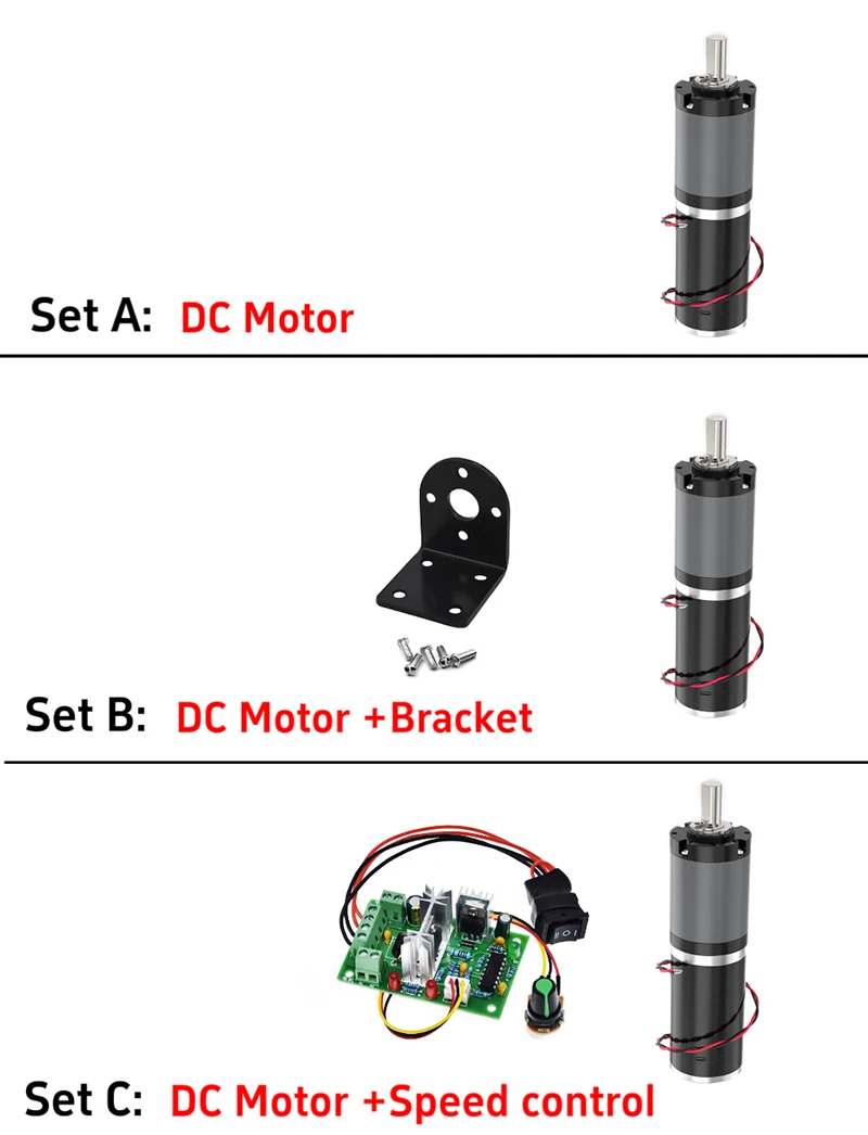 32GP-31ZY 금속 강관 소형 유성 감속기, DC 12V 24V 감속기 모터, 높은 토크, 긴 수명, 저소음 소형 모터