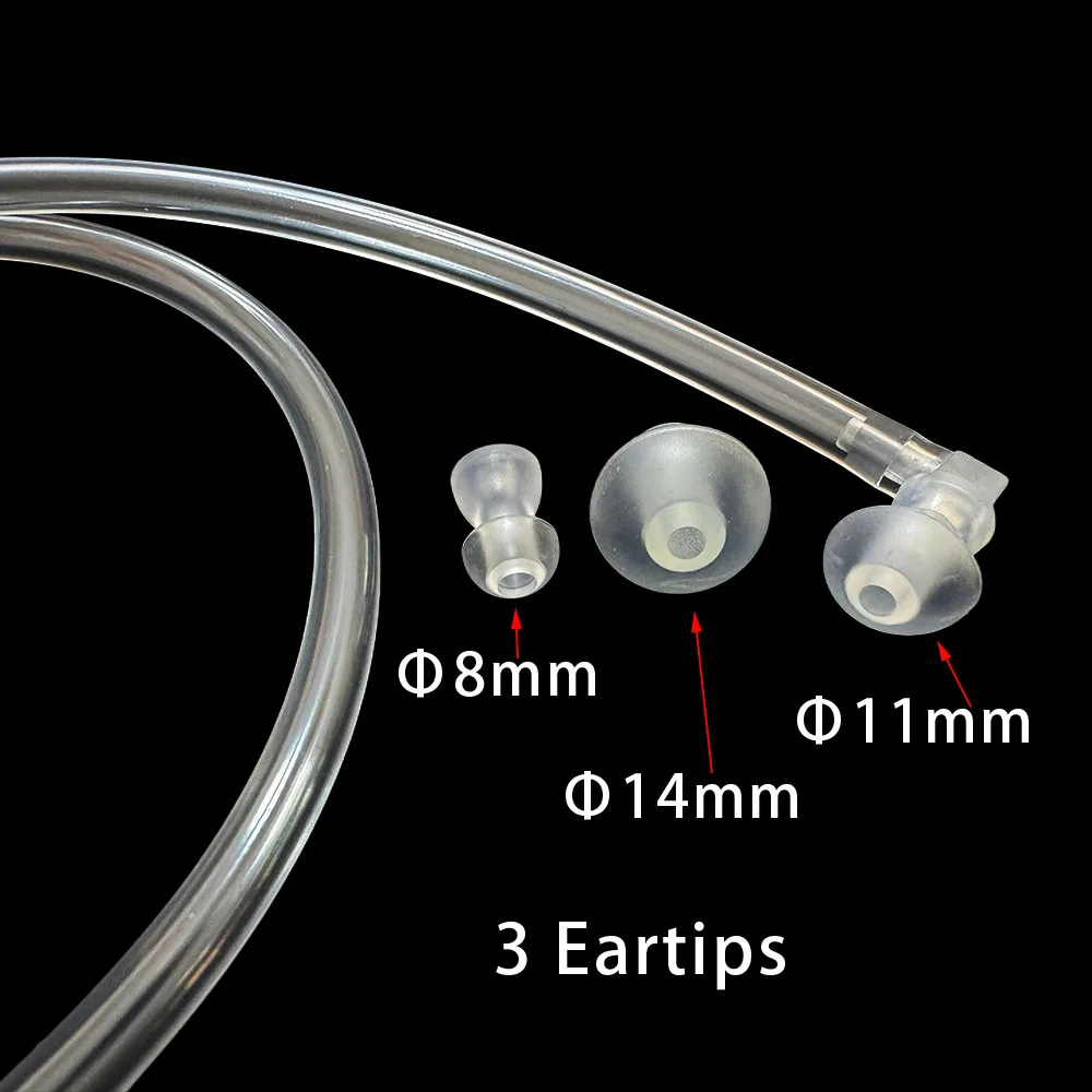 Alsilence Listening Test Stethoscope Plastic Hearing Aid Listen Tube Single Head for Hearing Aid Testing for Testing Hearing Aid image 3