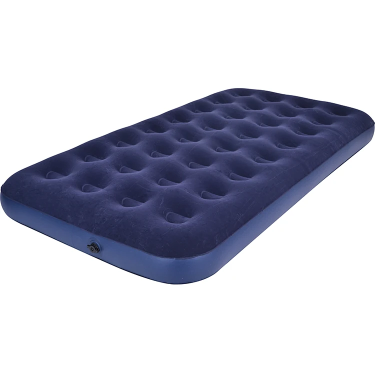 

Twin Size Inflatable Air Mattress Bed Living Room Blow up Flocked Airbed