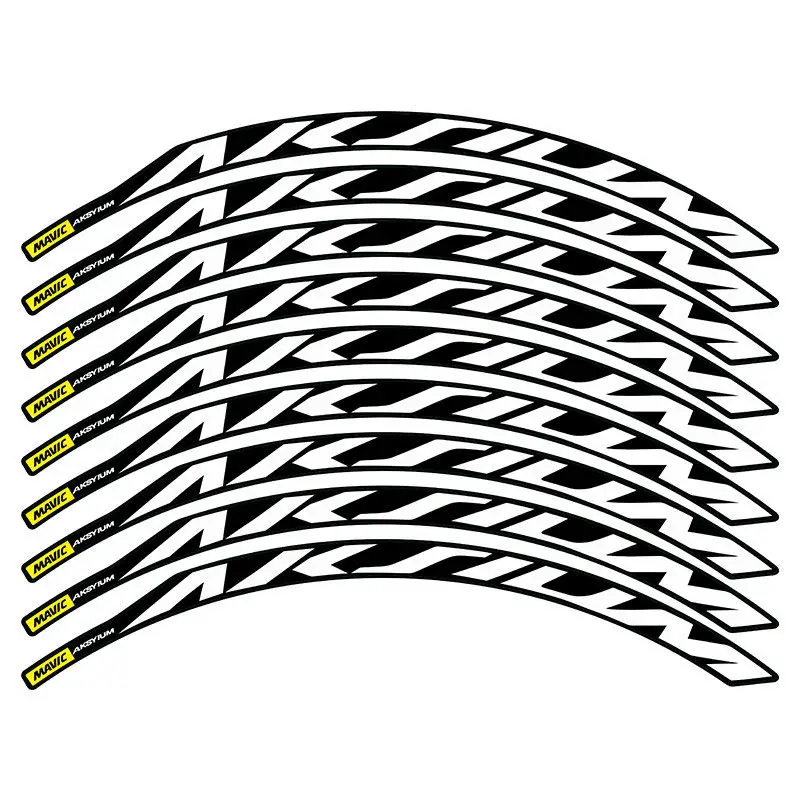 AliExpress NONE Road Bike AKSIUM DISC Brake Wheel Set Stickers Road Rim Decals Cycling Waterproof Decorative Sticker Bicycle Accessories