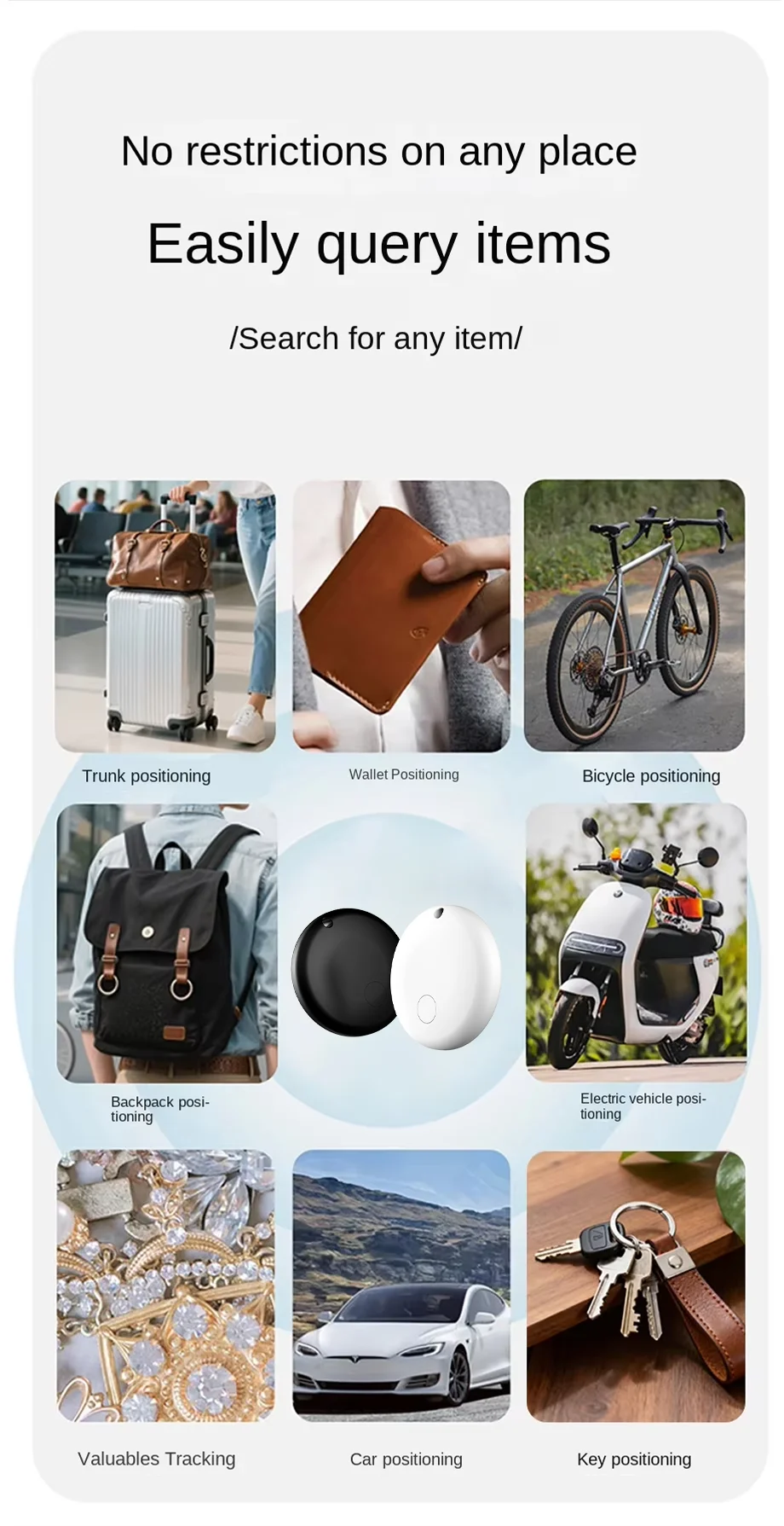 Intelligenter GPS-Tracker für Android, präzise globale Positionsbestimmung, Bluetooth-Gerät zur Ortung von Haustieren, Kindern, Gepäck und Schlüsseln. – Detail 9