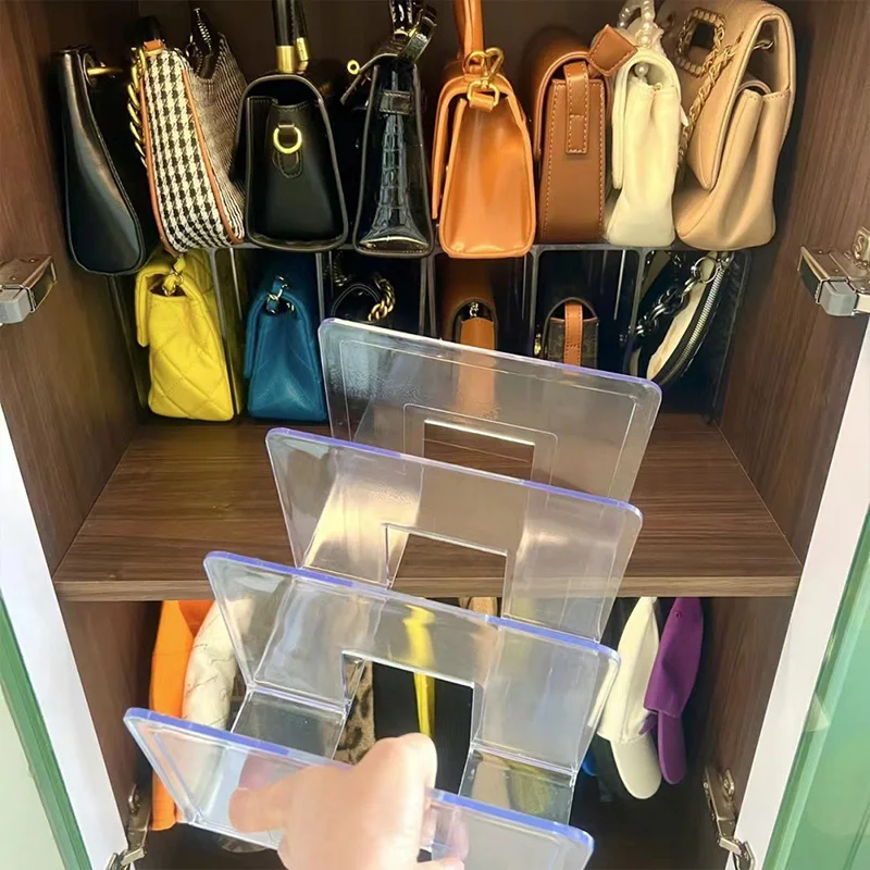 

Handbag Holder Wardrobe Organizer Handbag Divider Rack Handbag Stand Bag Storage Rack Handbag Partition Board Handbag Organizer