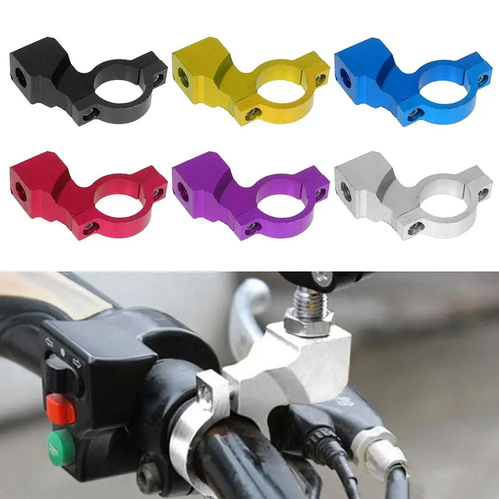 Aluminum Alloy Handlebar Mirror Bracket Retrofit Parts Motorcycle Electricbike Rear View Mirror Holder Multicolor