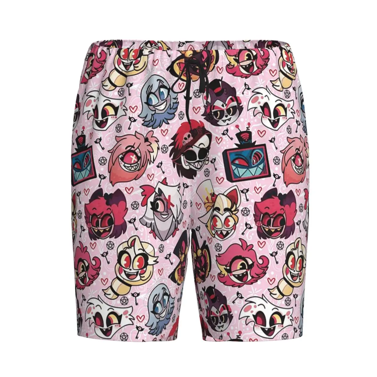 

Custom Hazbin Hotel Cute Chibi Style Shorts Sleeping Pants Men Pajama Pants Lounge Sleep Sleepwear Bottoms