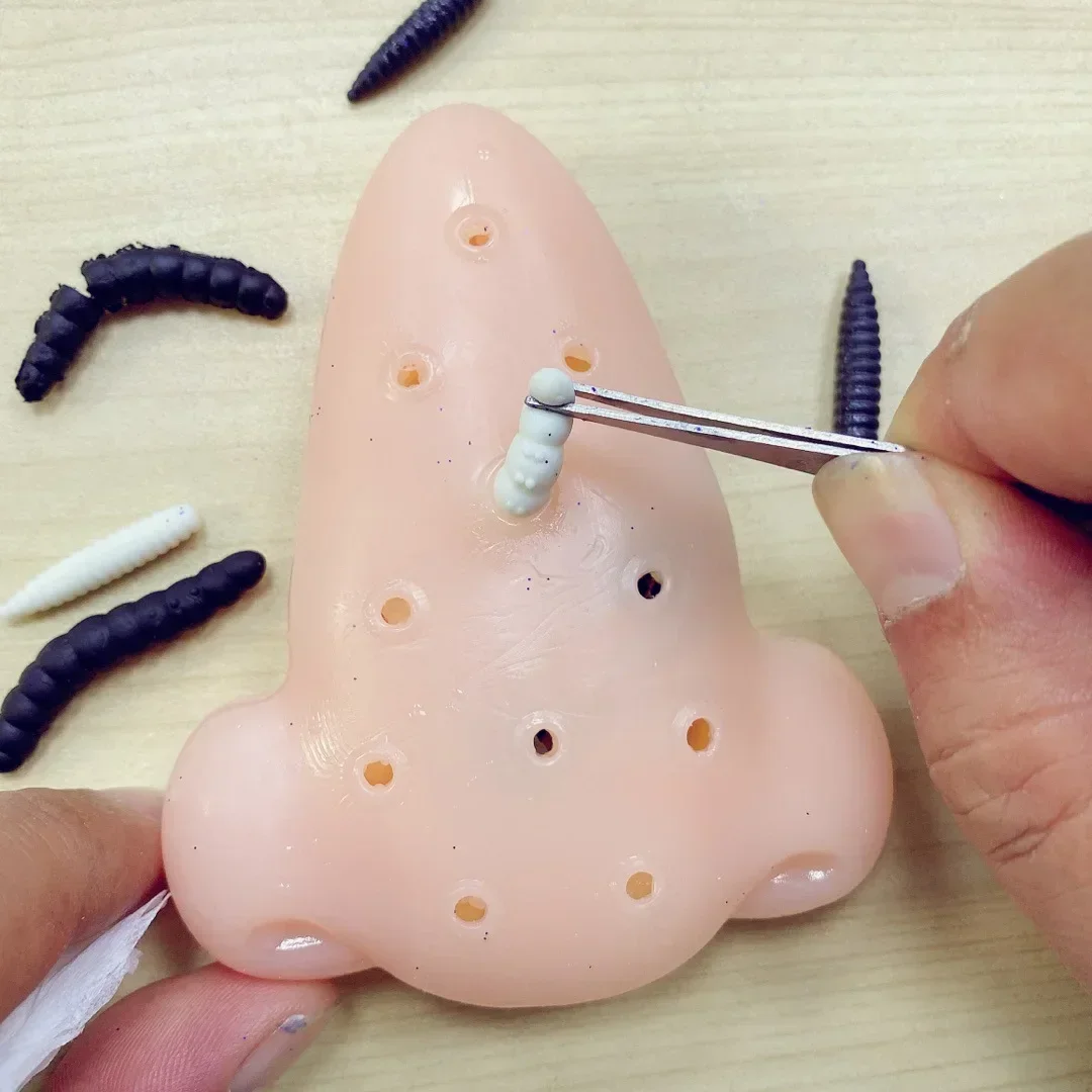 1 pçs espinha popping cravos removedor brinquedo engraçado acne espremendo truque jogo ansiedade alívio brinquedos de descompressão