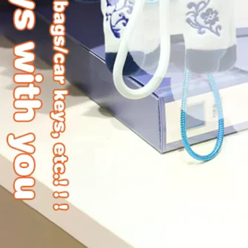 Piacevole portachiavi in peluche Pony; Regali portachiavi con ciondolo per bambola di pezza e borsa per studenti