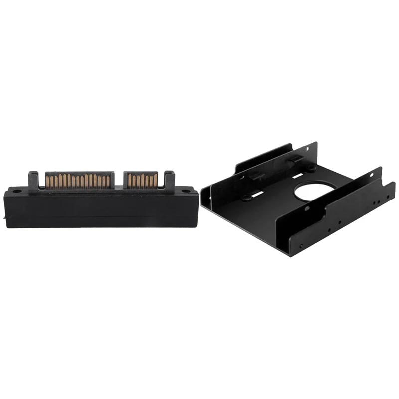 

22 Pin To 7 Pin + 15 Pin SATA Hard Disk Drive Raid Adapter With 3.5 Inch To 2.5Inch SSD/HDD Hard Drive Drive Bay Adapter