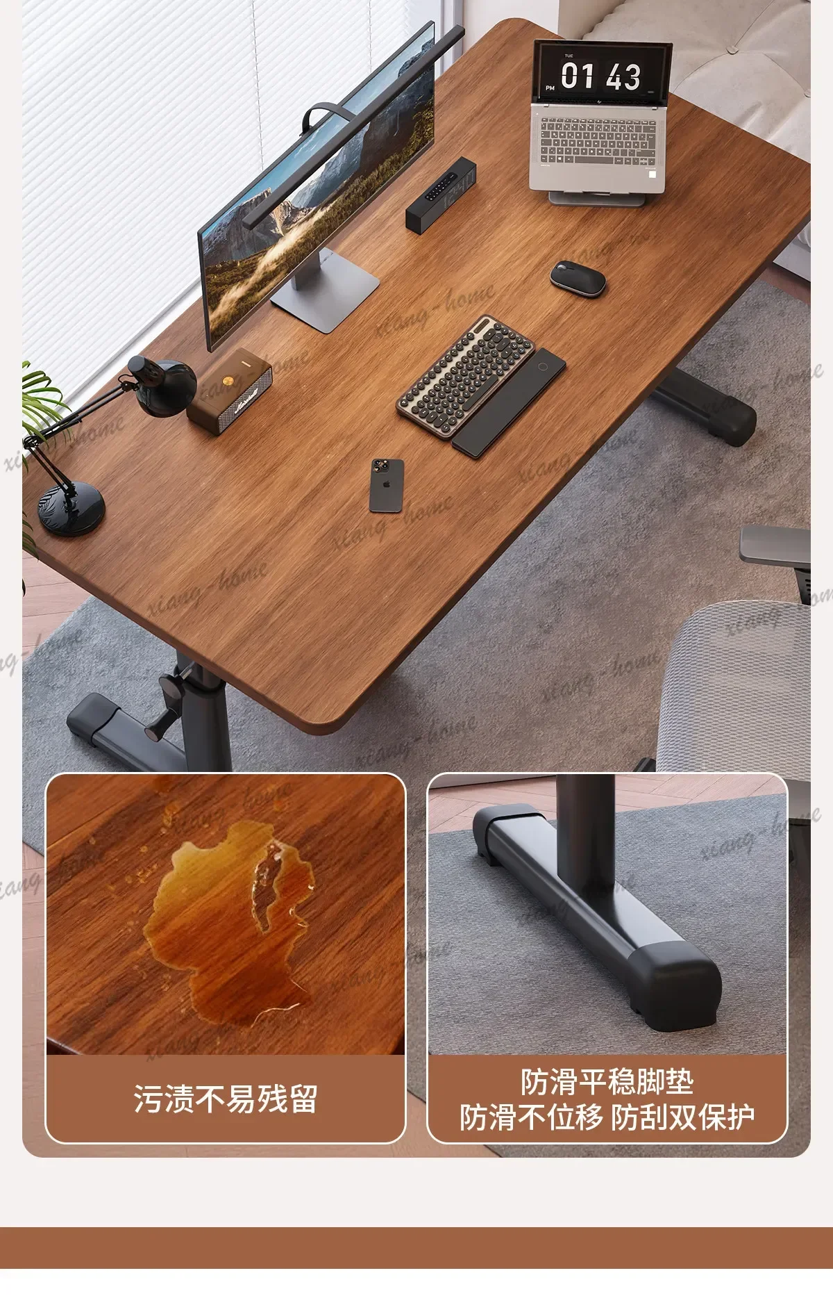 YJ Simple and Modern elevable desk Height adjustment table room offices office desks and workstations Computer desk Room desks