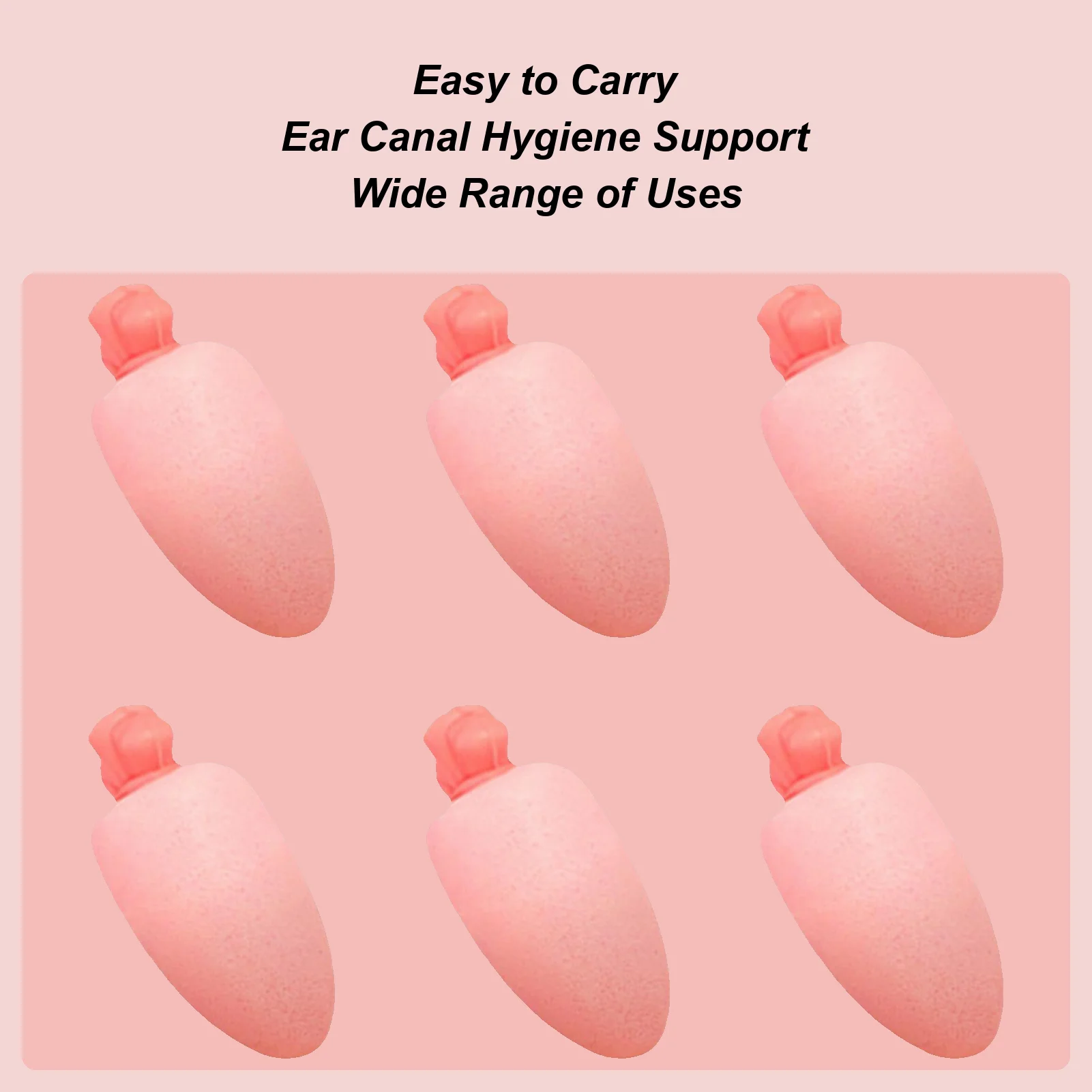 

Ear Plugs 6 Pieces Foam Earplugs For Sleeping Noise Cancelling Waterproof Soft Hearing Protection Carrot Shape Earbuds With