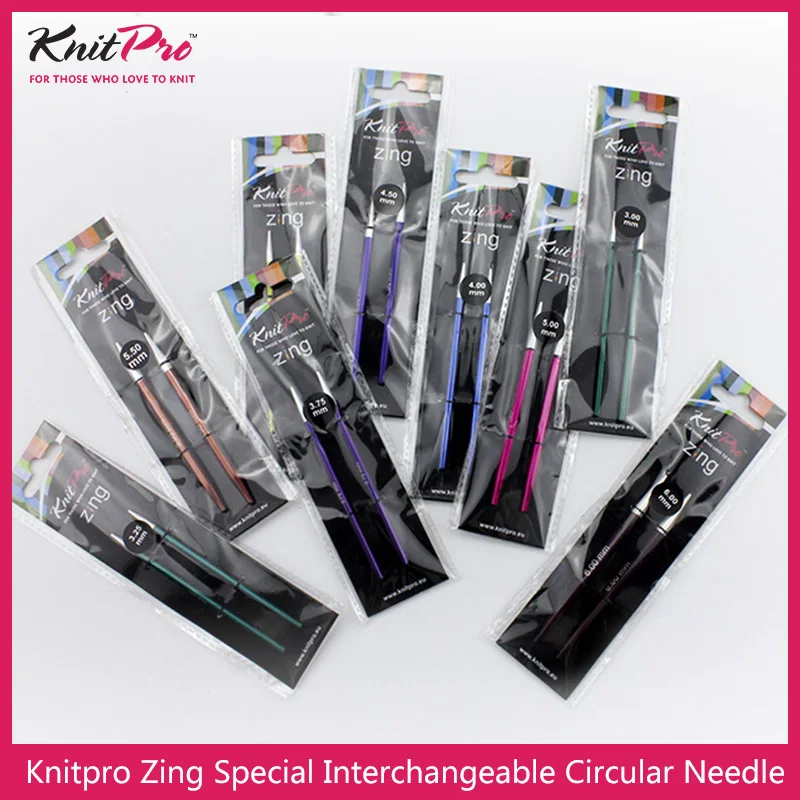 1 piece Knitpro Zing Special Interchangeable Circular Needle about 9.5cm