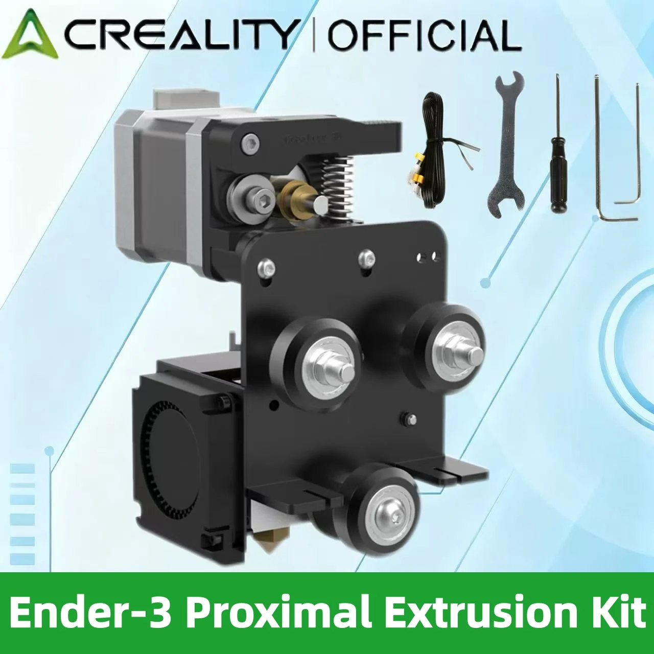 

Creality Official Genuine Ender-3 Proximal Extrusion Kit Extruder and Complete Nozzle Kit All Metal Shell Stable and Efficient