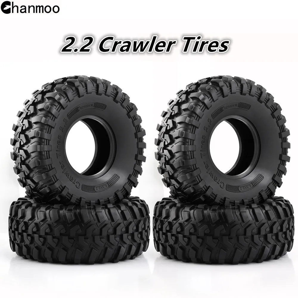 2,2-calowe opony gąsienicowe 130 mm Gumowa opona do 1/10 RC Crawler Car Traxxas TRX4 TRX-6 Axial SCX10 90046 Części modernizacyjne