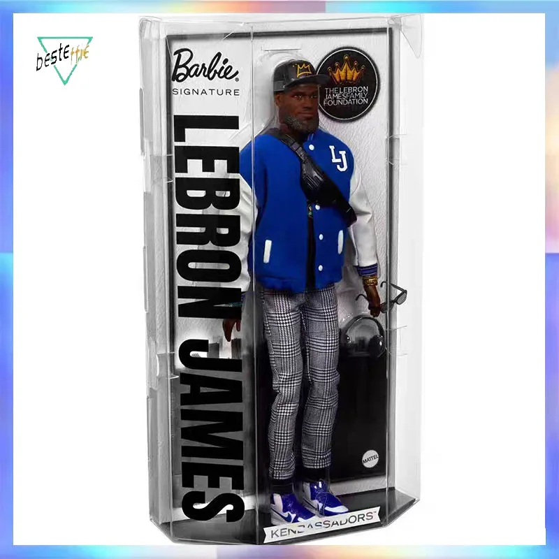 

Mattel Barbie Signature LeBron James Kenbassadors кукла Charity ограниченная серия украшение для кукольной комнаты Коллекционный подарок на день рождения