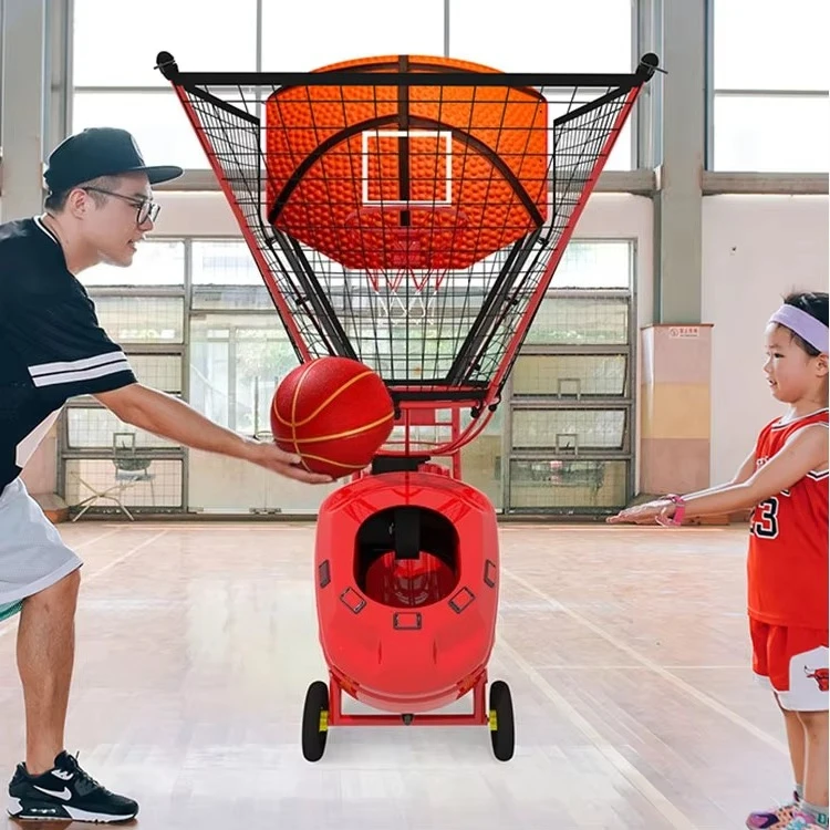 Basketball Shooting Machine Trainer Automatic Serving Machine Indoor Dribbling and Passing Equipment Frame