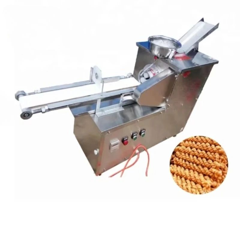 

Soft Pretzel Maker Snack Extruder Fried Dough Curling Machine