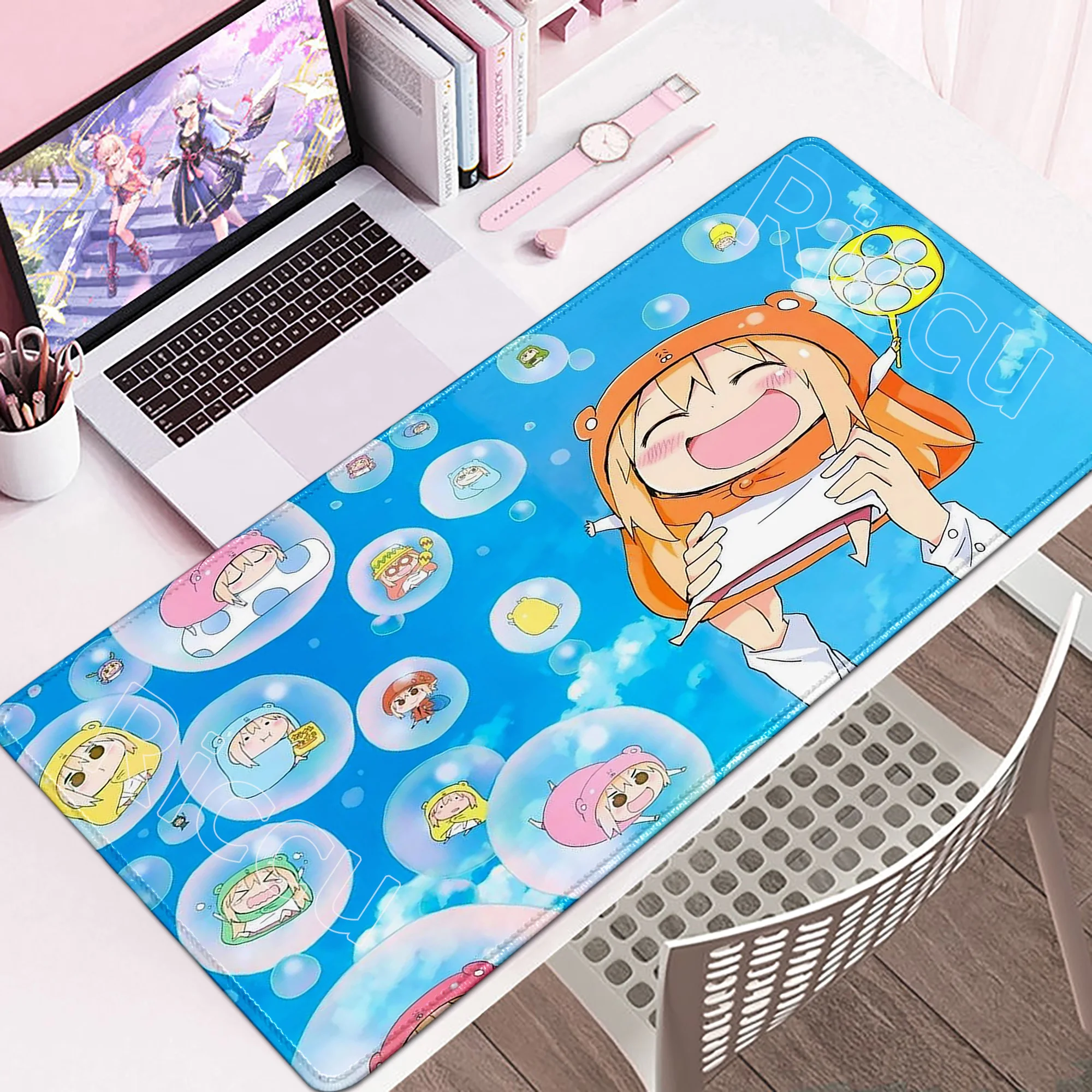 Kawaii فتاة ماوس الوسادة أنيمي هيموتو! Umaru - Chan Mouse Pad Laptop Gaming Office Large XXL Keyboard PC Cartoon Cute Desk Mat Rugs