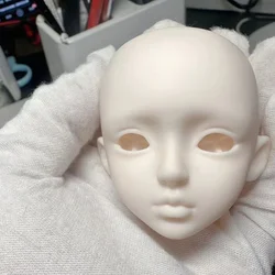 30cm Female Doll's Head Part 1/6 BJD White Skin Head Without Makeup DIY Toys for Girls