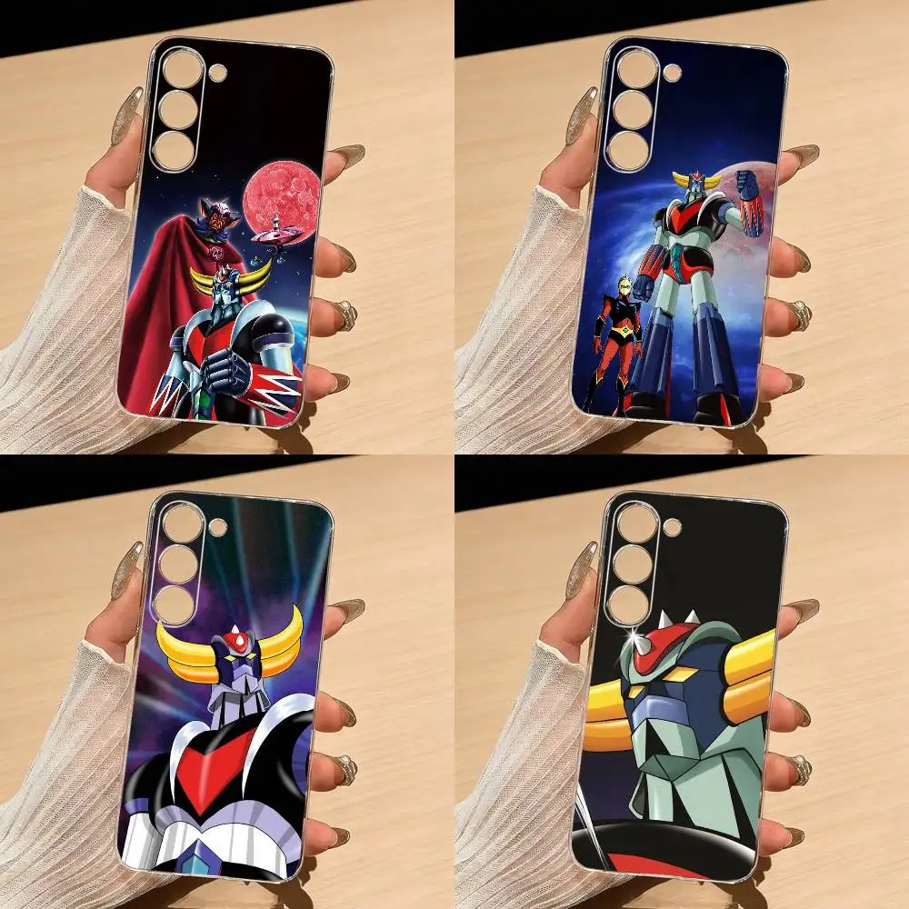 UFO R-Robot G-Goldorak Phone Case For Samsung S25,S24,S21,S22,S23,S30,Ultra,S20,Plus,Fe,Lite Transparent Cover