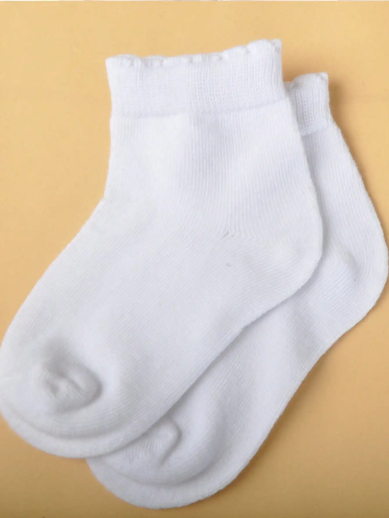 5 pairs of new children's socks, lightweight, breathable, solid color running sports socks