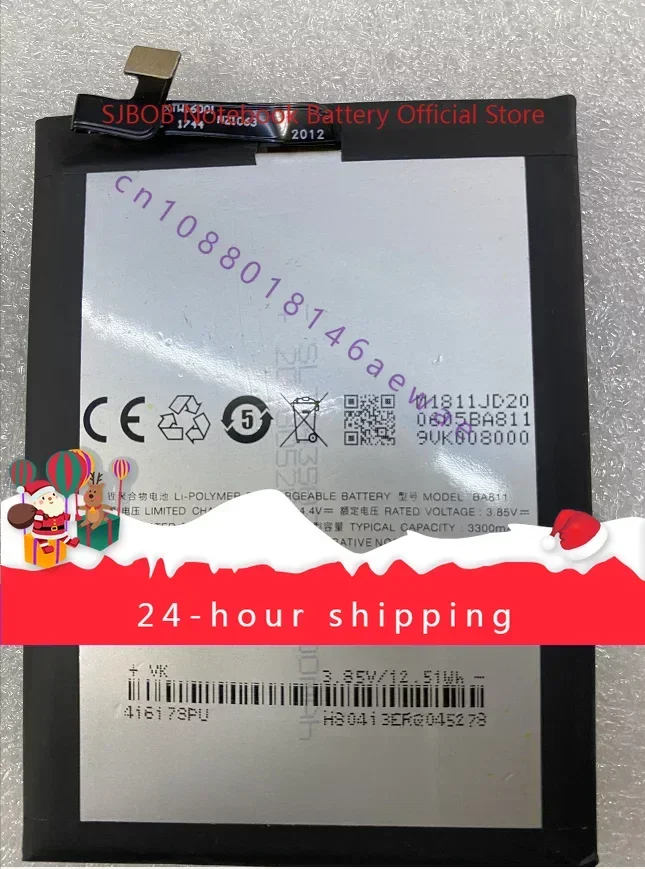 High-quality products For Meizu/Meizu Meizu 6T Battery M811q/M/S/T Ba811 New Large Capacity Battery