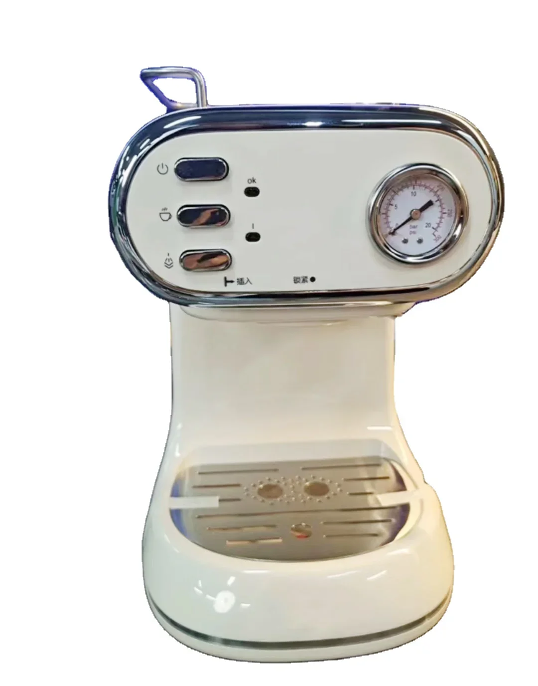 New Retro Bean to Cup Coffee Machine 850w 0.9L Factory Wholesale Small Batch Order for Household