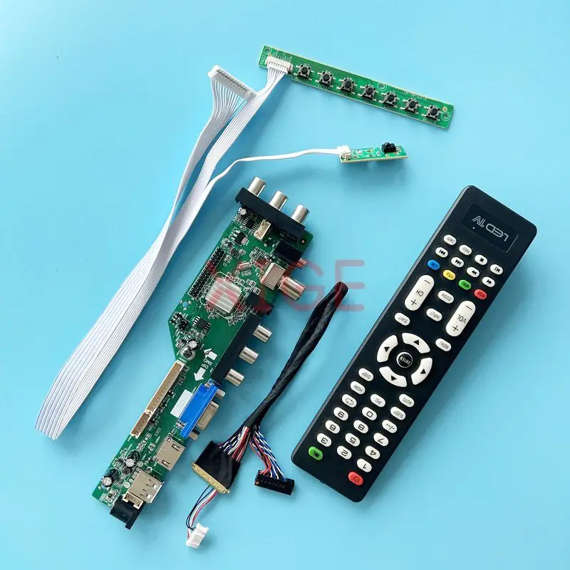 

Controller Board Fit HSD101PFW2 HSD101PFW4 10.1" DVB Digital Signal 1024*600 Laptop Display DIY Kit 40-Pin LVDS USB+DHMI+VGA+2AV