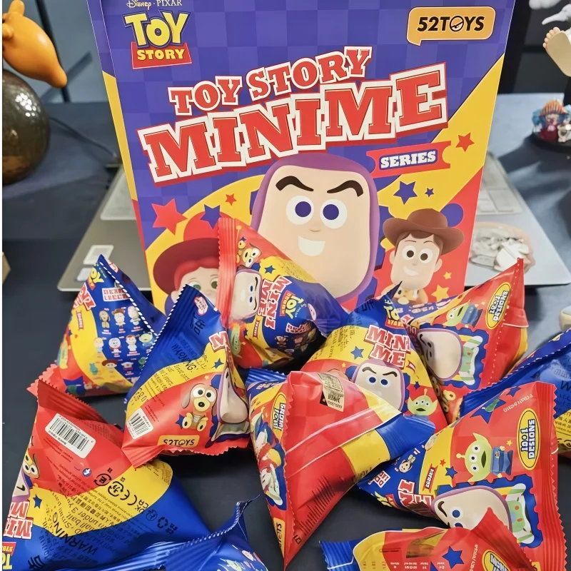

52Toys Toy Story Blind Box Minime Trendy Figure Woody Buzz Lightyear Collectible Model Surprise Gift For Desktop Decor Adult