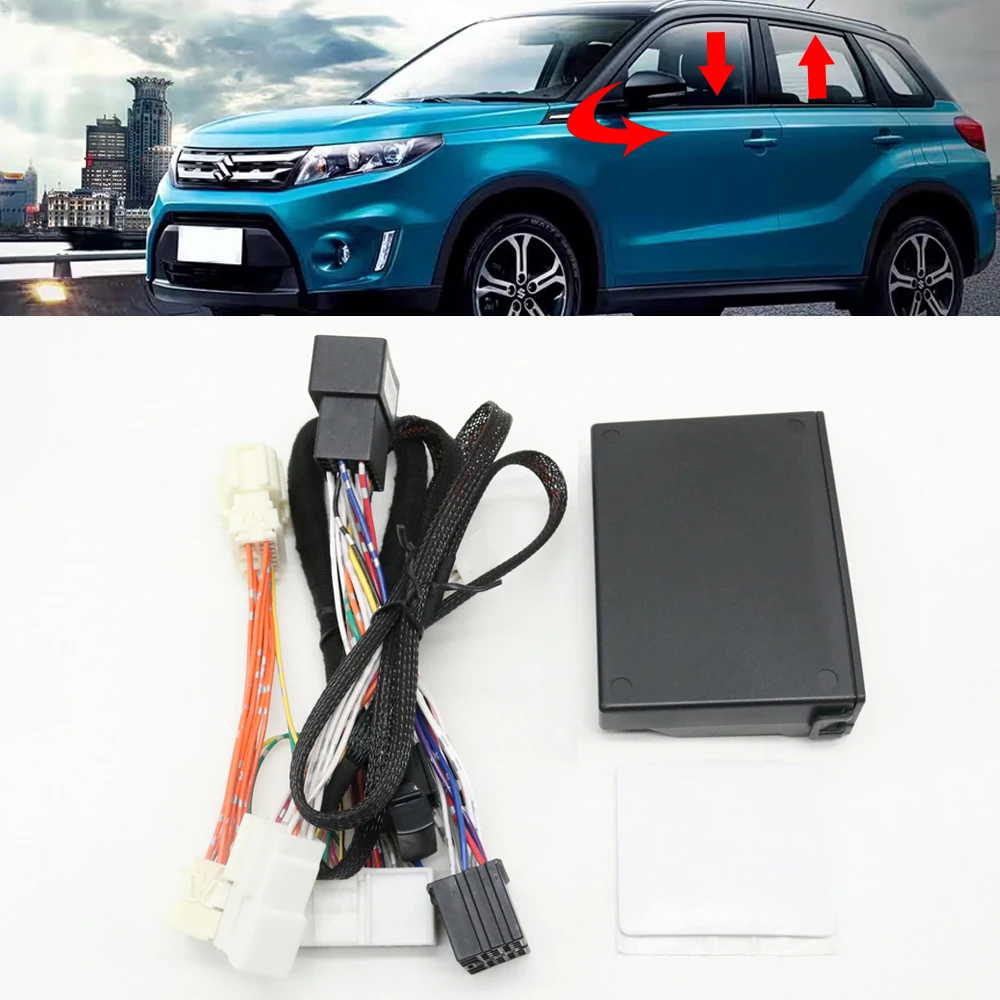 

Для Suzuki Vitara Baleno 16-24, Ciaz 18-25: Интеллектуальный модуль управления закрытием/открытием окон и складыванием/раскладыванием зеркал заднего вида