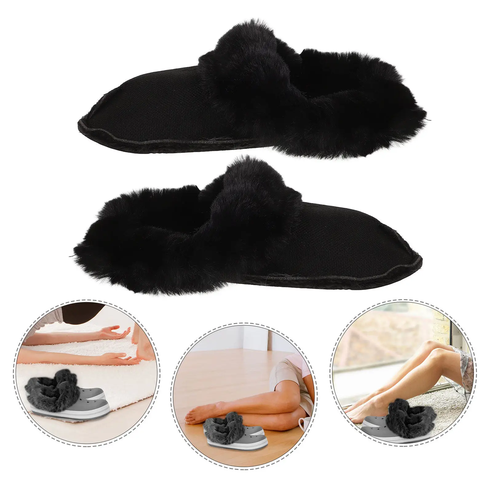 

1Set Hole Shoe Inserts Winter Warm Removable Lined Insoles Soft Insulated Shoe Liners for Adults Cozy Cold Weather Use Size