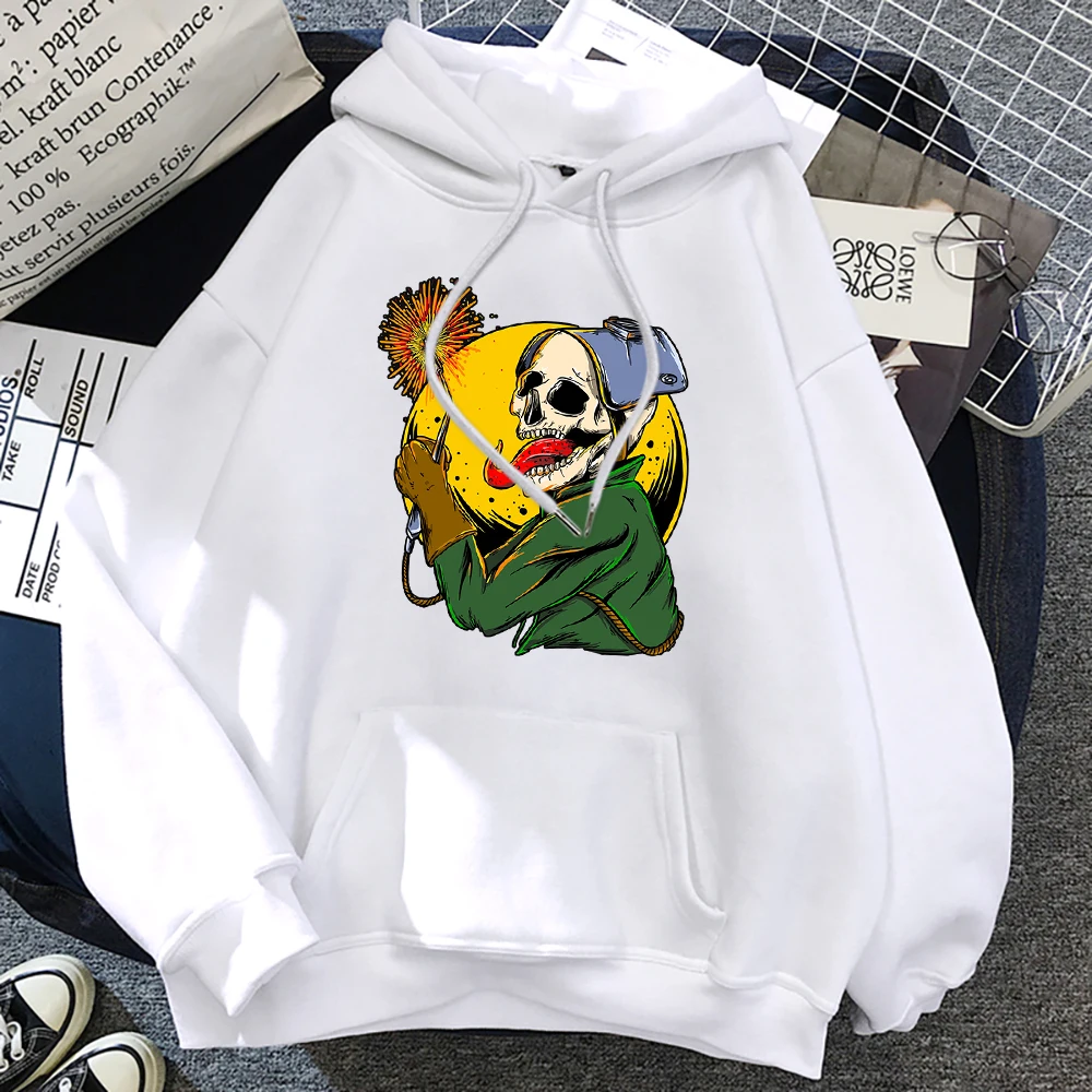 

Skull Welder Horror Cartoontracksuit Mens Hip Hop Oversized Sweatshirt Autumn New Crewneck Clothes Casual Pullover Mans Hoodies