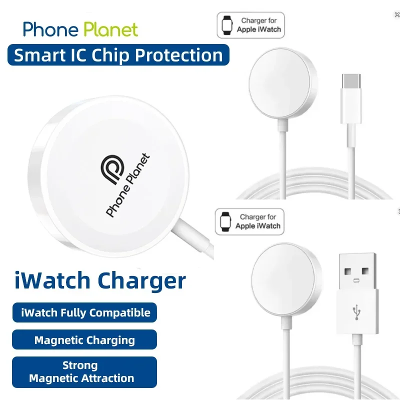 

Smart Protection Magnetic Wireless Quick Charger USB C Wireless Fast Charger for Apple IWatch Series 9 8 7 SE 6 5 Magnetic Fast