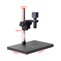 HAYEAR 41MP 4K 1080P HDMI USB Industrial Video Microscope Camera 1X-150X Zoom C Mount Lens Tabletop Stand For Repair Soldering